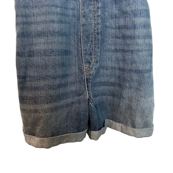 Old Navy Denim Overall Shorts XXL - Picture 3 of 16